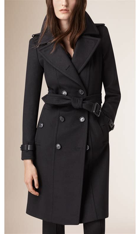 burberry long jacket wool|burberry coats over stock.